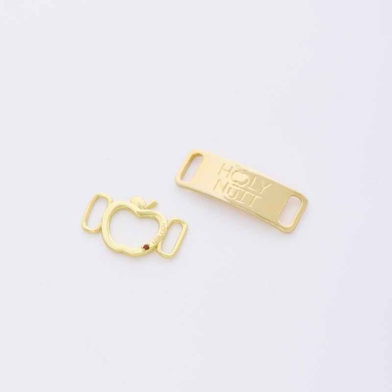 apple shoe charm