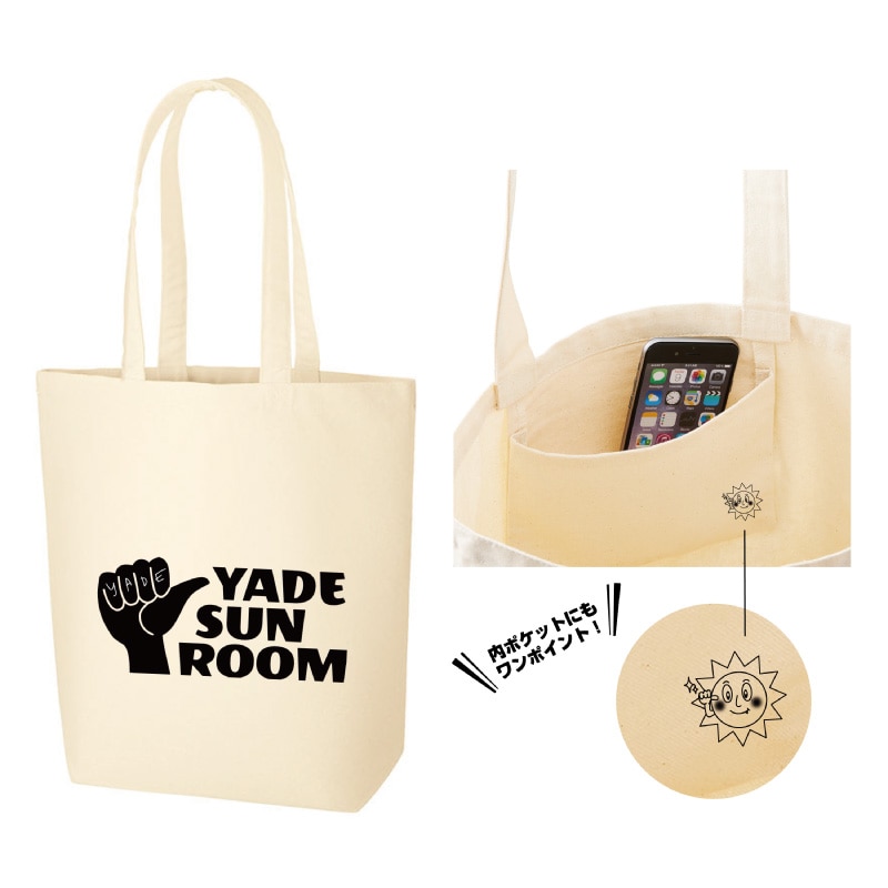 「YADE SUN ROOM」1st Anniv．トートバッグ