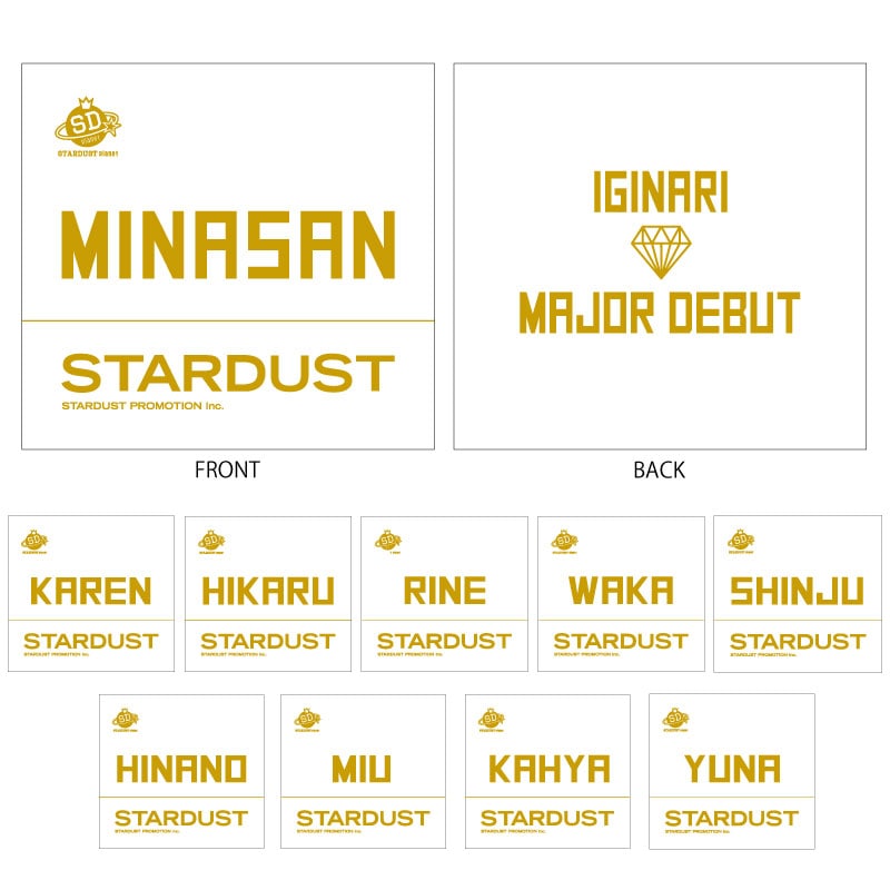 【ランダム】いぎなりメジャーデビュー　ゼッケン