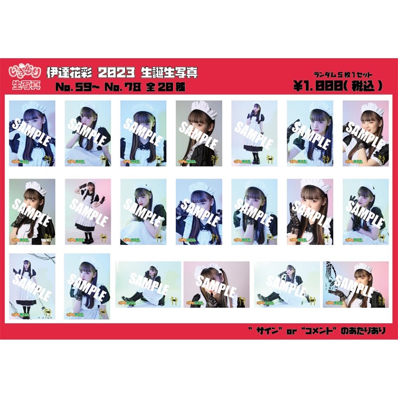 伊達花彩　生誕生写真（No.59‐78）