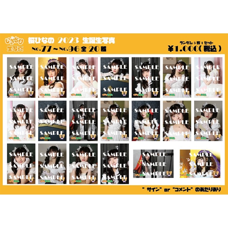 桜ひなの　生誕生写真（No.77‐96）