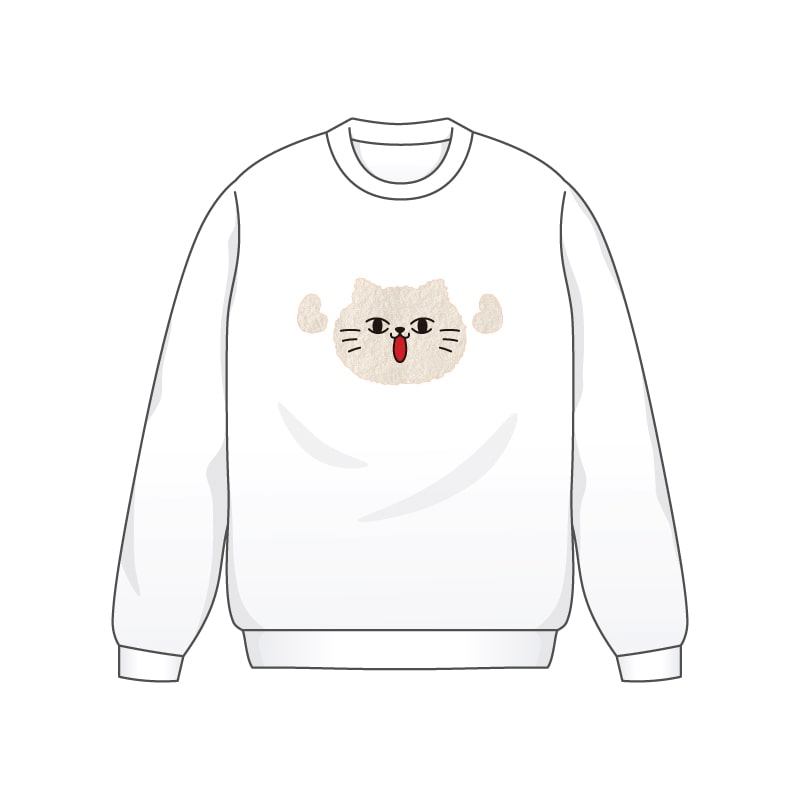 橘花怜生誕商品：にゃーむくんのもこもこスウェット