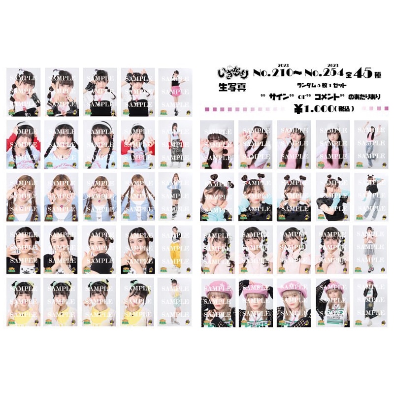 いぎなり生写真(2023 No.210-No.254)