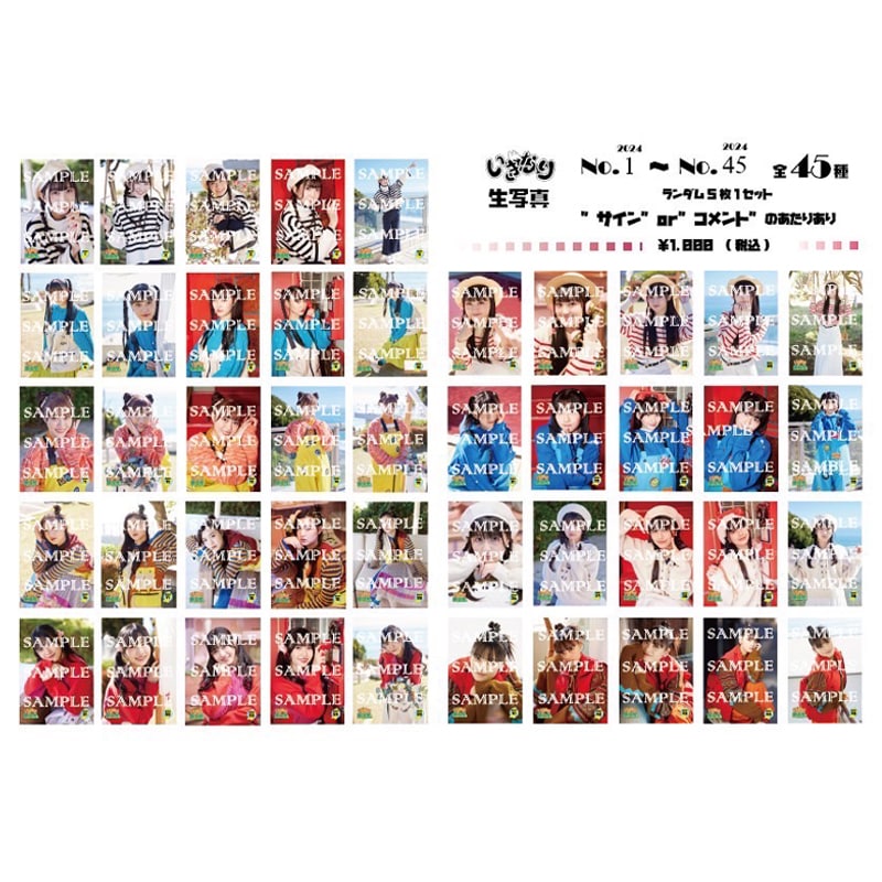 いぎなり生写真(2024 No.1-No.45)