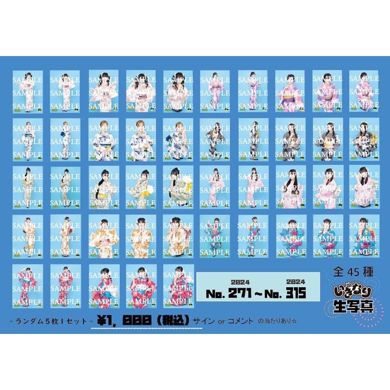 いぎなり生写真(2024 No.271-No.315)