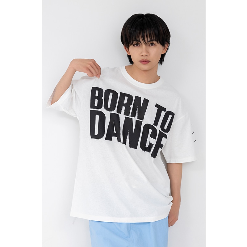 【PINK★BOOTS】BIGロゴTシャツ(ホワイト)