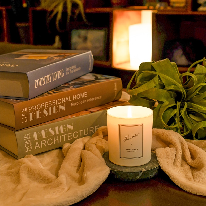 横浜流星プロデュース「アロマキャンドル」（ホワイト）