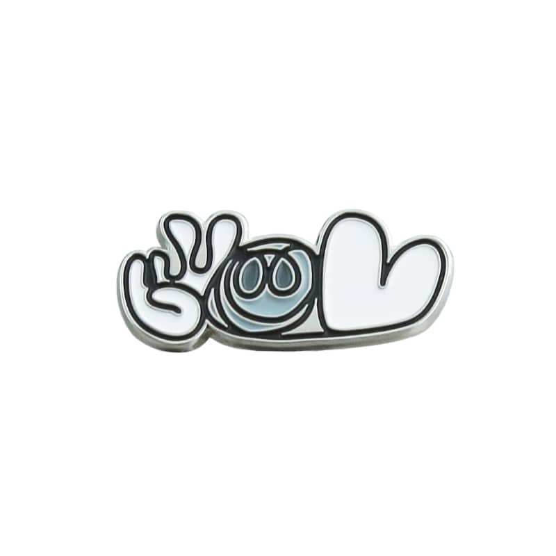 KENTO’s fanmark  Pins -monochrome ver.-
